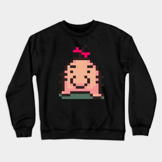 Mr. Saturn Pixel Shirt Crewneck Sweatshirt by Mietere